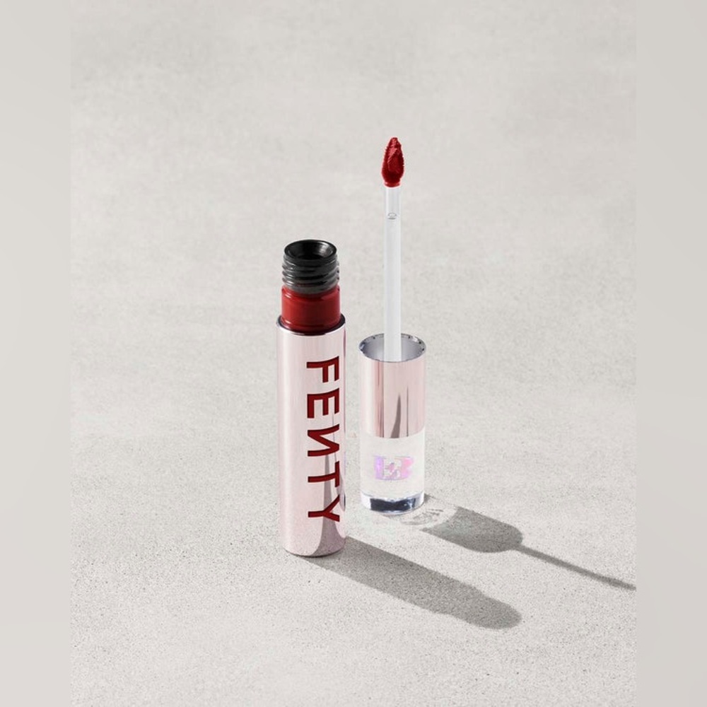NIB Fenty Icon Velvet Liquid Lipstick in H. B. I. C. Deep Garnet Red